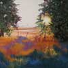 Shipshewana Sunrise - 12 x 16 pastel;  For purchase, contact the artist